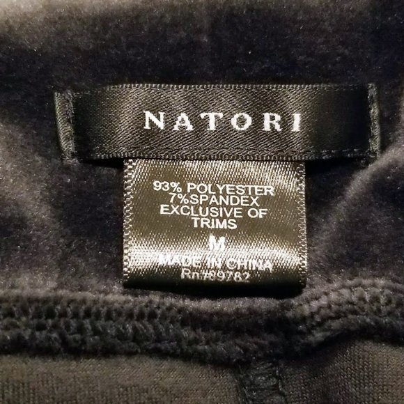 Nwt Natori Luxe Velour Bomber Track Jacket Full Zip Cozy Gray M Womens - Picture 8 of 9